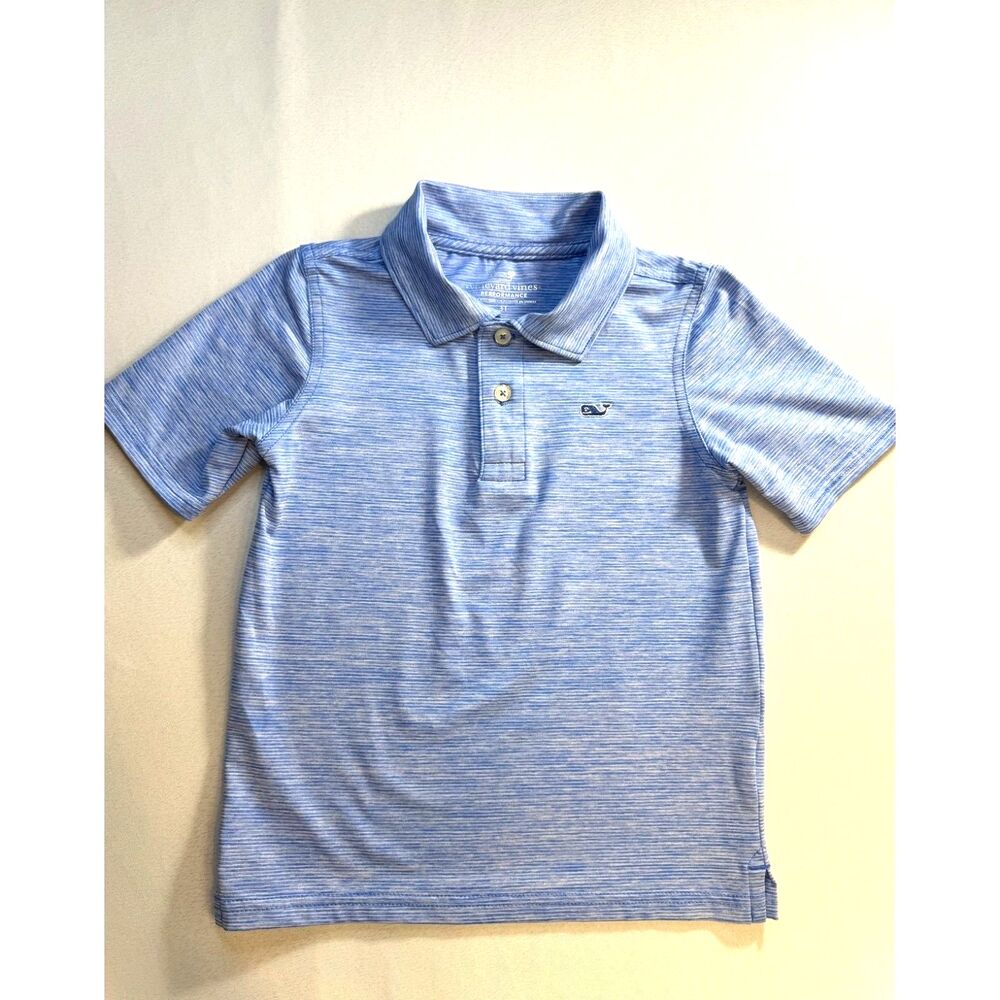 Light Blue Vinyard Vines Performance Polo style shirt, size 3T